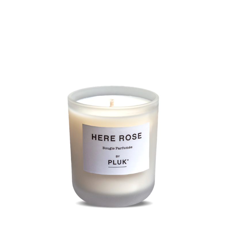 PLUK Here Rose Candle