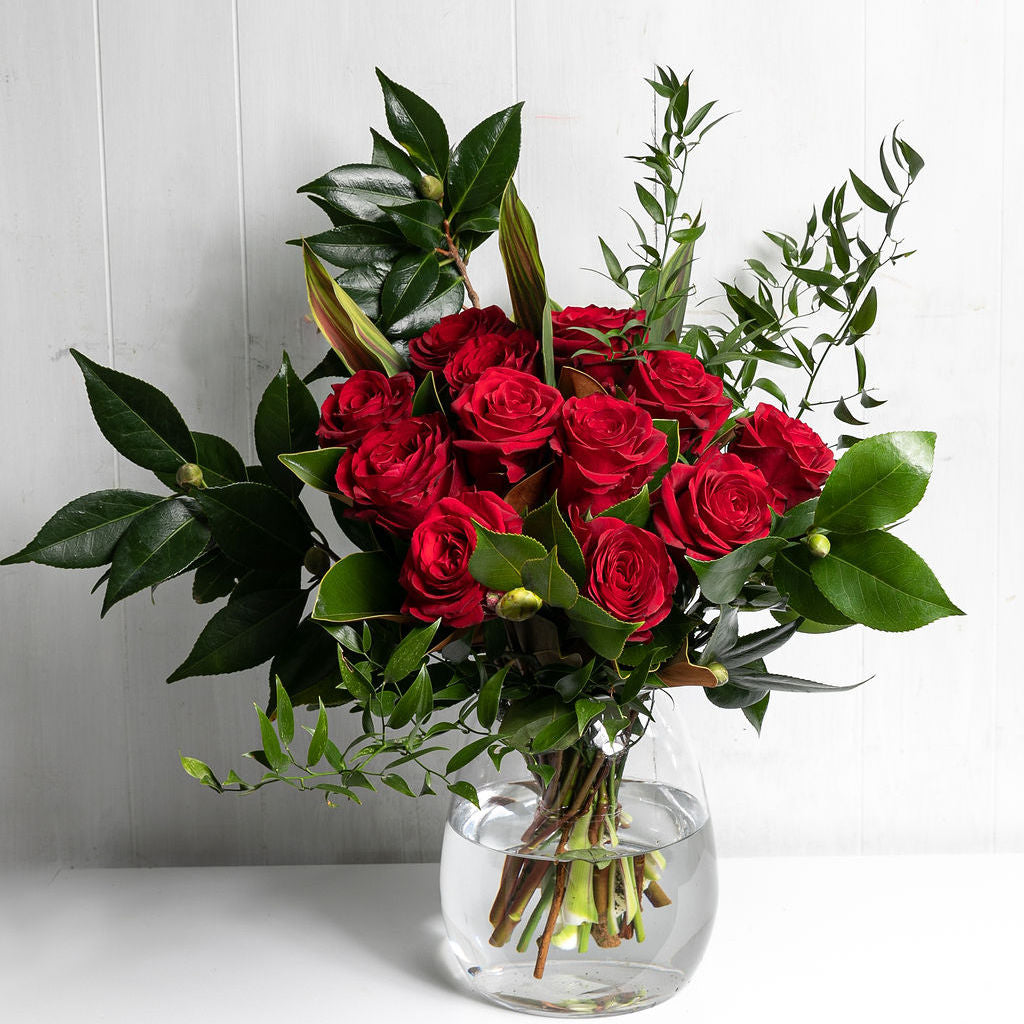 Premium Red Rose Bouquet (12 stem)
