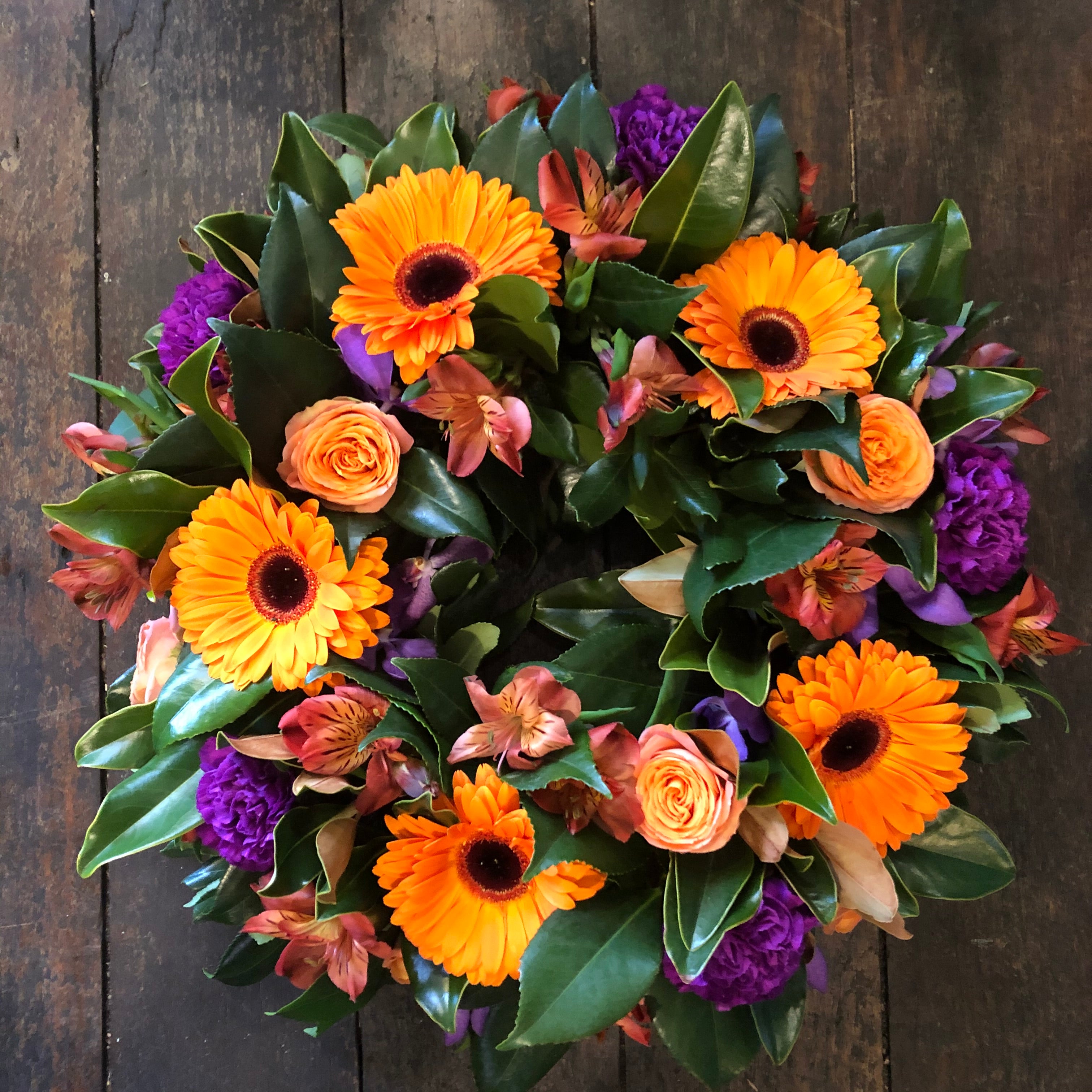 Mixed Flower Wreath Flowers West Perth Flowers Delivery Perth